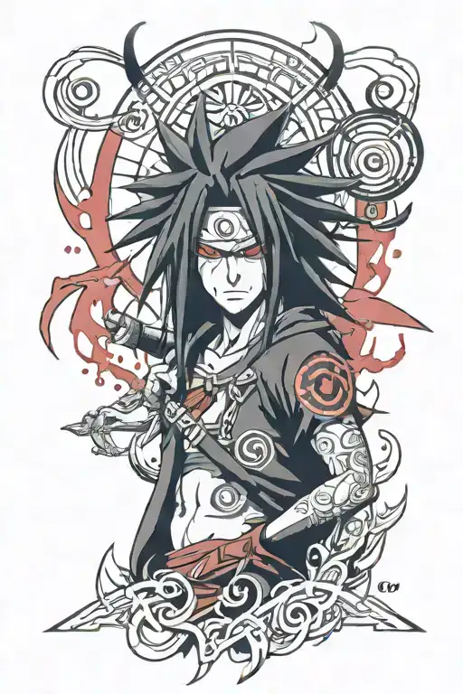 UCHIHA MADARA tattoo design idea