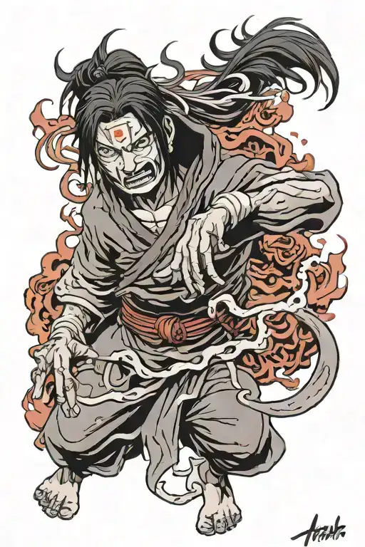 Itachi Susano is a black eye tattoo design idea