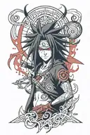 UCHIHA MADARA tattoo design idea
