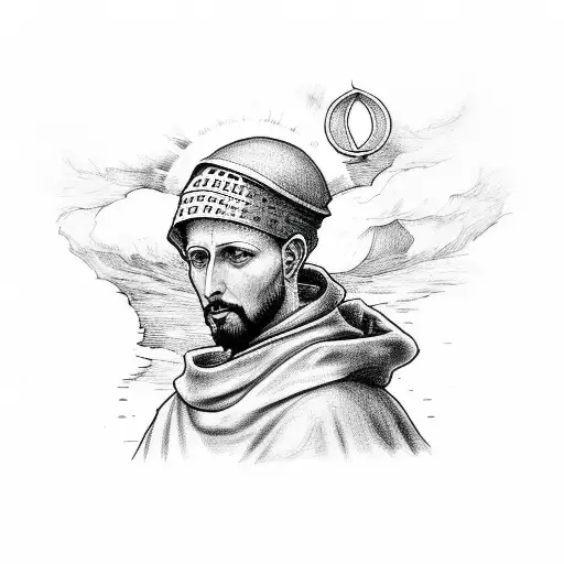 Saint Francis of assisi tattoo design idea