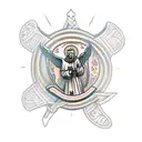 Saint Francis tattoo design idea