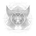 simple audio flow tattoo design idea