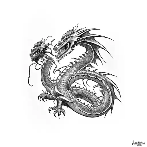 dragon wrapped around my arm tattoo design idea