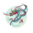 dragon wrapped around my arm tattoo design idea