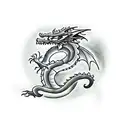 dragon wrapped around my arm tattoo design idea