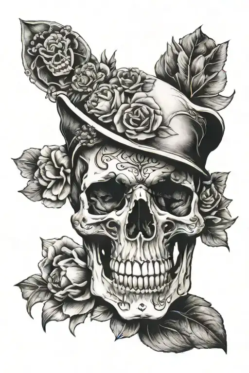 Vivienne Westwood scull tattoo design idea
