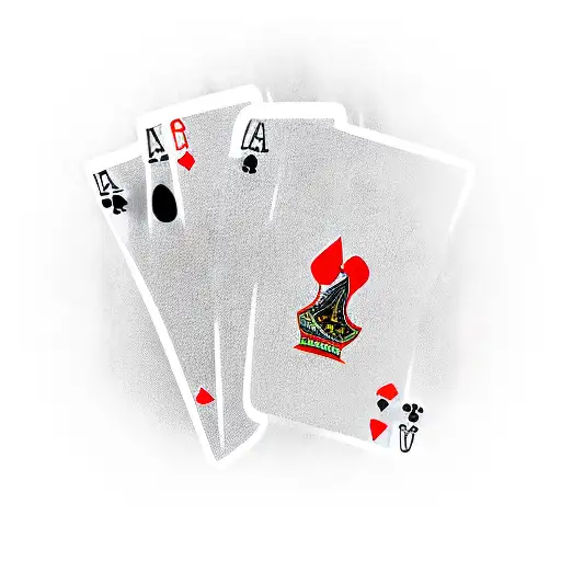 poker  whisky firearm  tattoo design idea