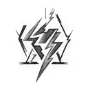 Lightning Bolt tattoo design idea