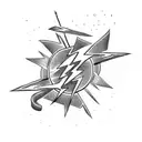 Lightning Bolt tattoo design idea