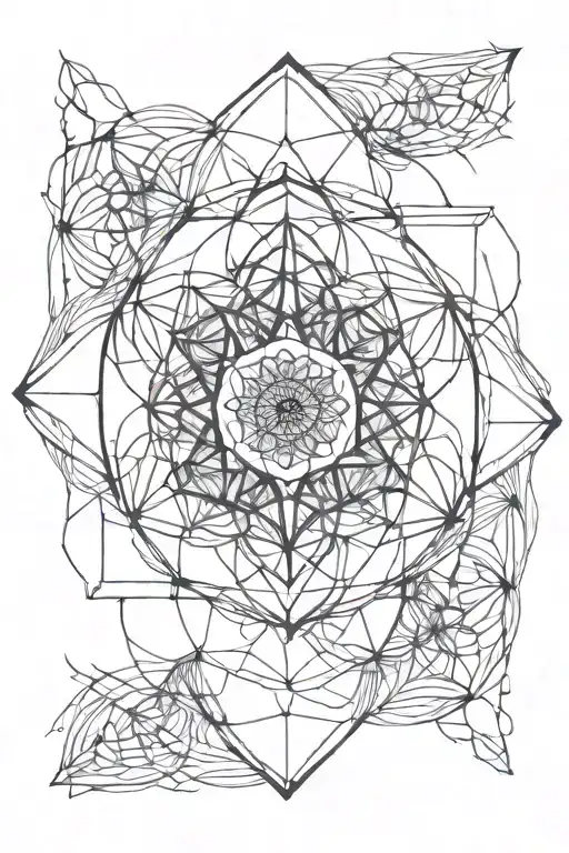 Seed Of Life tattoo design idea