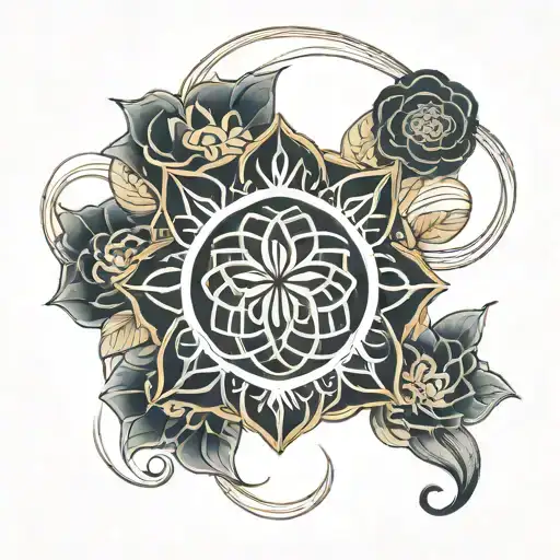 Seed Of Life tattoo design idea