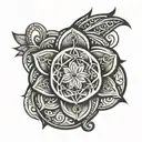 Seed Of Life tattoo design idea