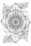 Seed Of Life tattoo design idea