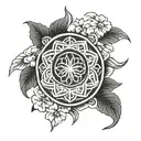 Seed Of Life tattoo design idea
