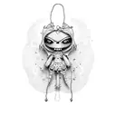 voodoo doll  tattoo design idea