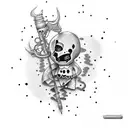 voodoo doll  tattoo design idea