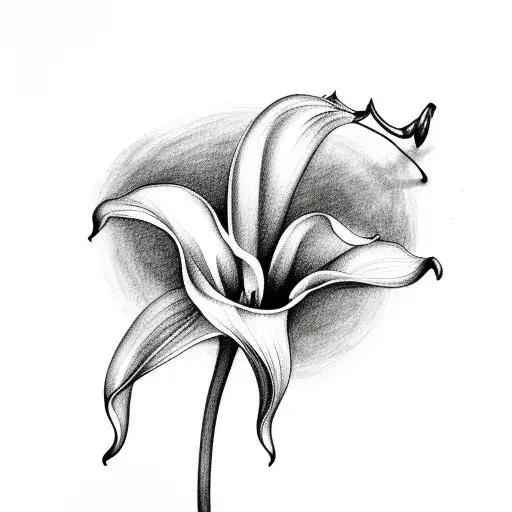 calla Lilly  tattoo design idea