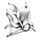 calla lilly tattoo design idea