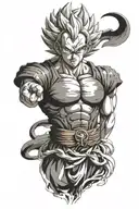 dragon ball tattoo design idea