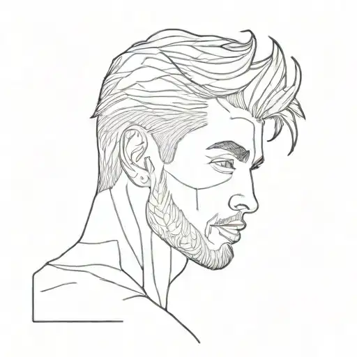 Justin tattoo design idea