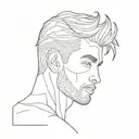 Justin tattoo design idea