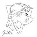 Justin tattoo design idea