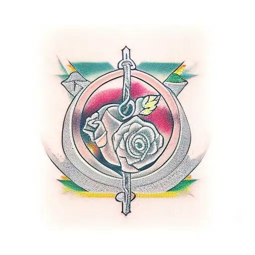 May god forgive my sins thorns tattoo design idea