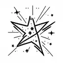star child tattoo design idea