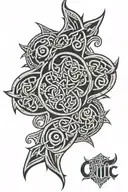 Celtic tribal tattoo tattoo design idea