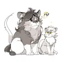 I want a tattoo where Simba looks up to the night sky and sees the ghost of mufasa tattoo design idea