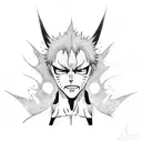 bleach aizen tattoo design idea