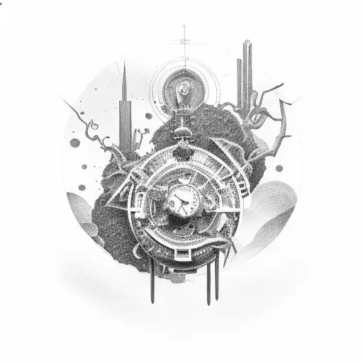 “Everything will fall into place”  12:41 am 8/6/23   tattoo design idea