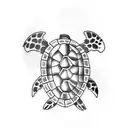 Turtle tattoo design idea