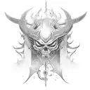 demon blood sword adventure time tattoo design idea