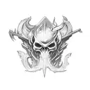 demon blood sword adventure time tattoo design idea