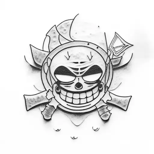 luffy tattoo design idea