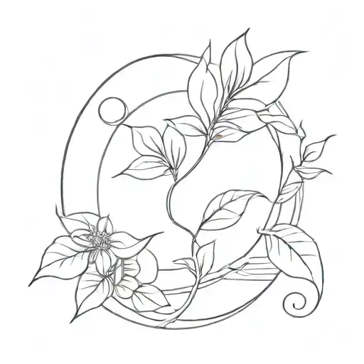 peri tattoo design idea