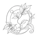 peri tattoo design idea