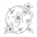 peri tattoo design idea