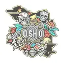 State of Ohio as a buckeye with OSU block-0 in center lots of color tattoo design idea