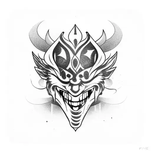 Jester tattoo design idea