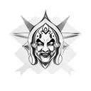 Jester tattoo design idea