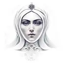 virgen tattoo design idea