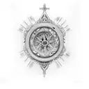 virgen tattoo design idea