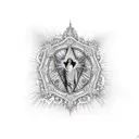 virgen tattoo design idea
