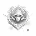 hemp tattoo design idea