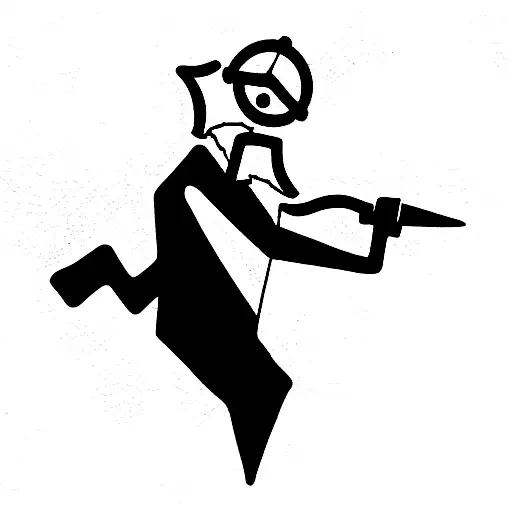 Makima chainsaw man tattoo design idea