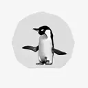 emperor penguin tattoo design idea