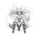 Asuka Langley tattoo design idea