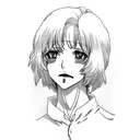 Rei Ayanami tattoo design idea